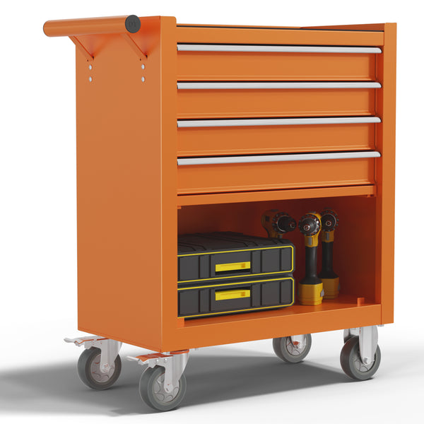Odaof Rolling Tool Box with 4 Drawers