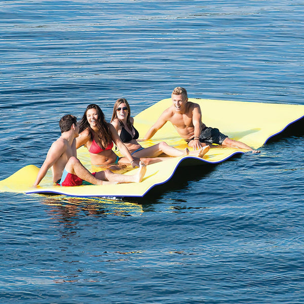 3-Layer Foam Water Floating Pad Floating Water Mat - RaDEWAY