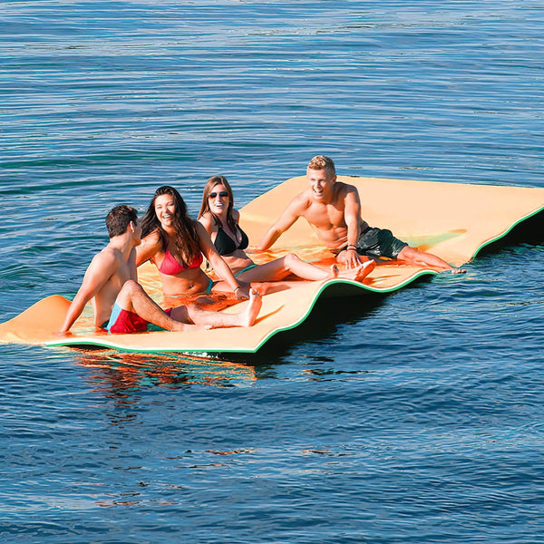 3-Layer Foam Water Floating Pad Floating Water Mat - RaDEWAY