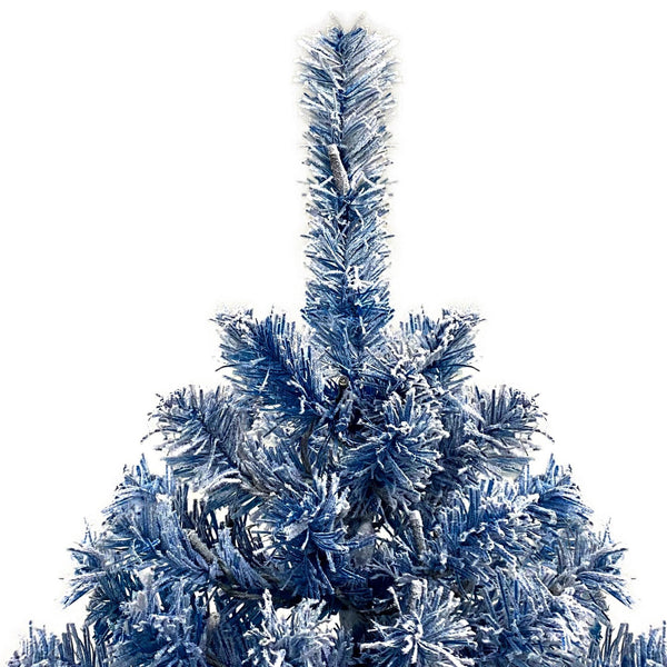 Pre-Lit Xmas Tree Snow Flocked Artificial Holiday Christmas Tree w/750 Branch - RaDEWAY