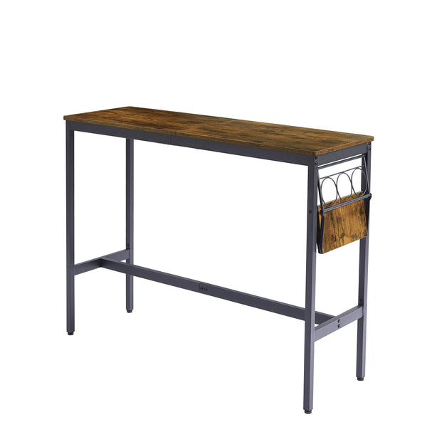 HAVCAASH Bar Table Set with wine bottle storage rack