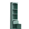 Odaof Tall Bathroom Freestanding Storage Cabinet with Drawer Adjustable Shelf