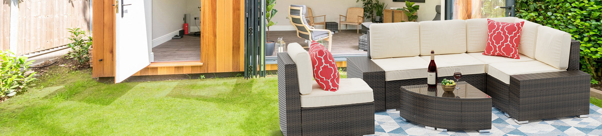 You need a new sofa for your backyard？