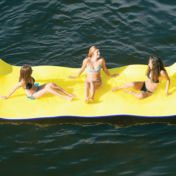 3-Layer Foam Water Floating Pad Floating Water Mat - RaDEWAY