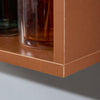 5-layer toilet wooden wall-mounted storage cabinet with adjustable door - RaDEWAY