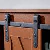 5-layer toilet wooden wall-mounted storage cabinet with adjustable door - RaDEWAY