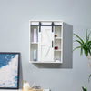 5-layer toilet wooden wall-mounted storage cabinet with adjustable door - RaDEWAY
