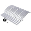Oval Large Metal Galvanized Raised Garden Bed Kit Planter Raised - RaDEWAY