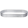 Oval Large Metal Galvanized Raised Garden Bed Kit Planter Raised - RaDEWAY