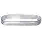 Odaof Oval Large Metal Galvanized Raised Garden Bed Kit Planter Raised