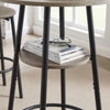 Leather Bar Chair with High-Density Sponge PU Chair Counter Height Pub Kitchen Stools - RaDEWAY
