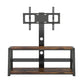 Odaof Storage TV Stand With Adjustable Swivel Entertainment Center